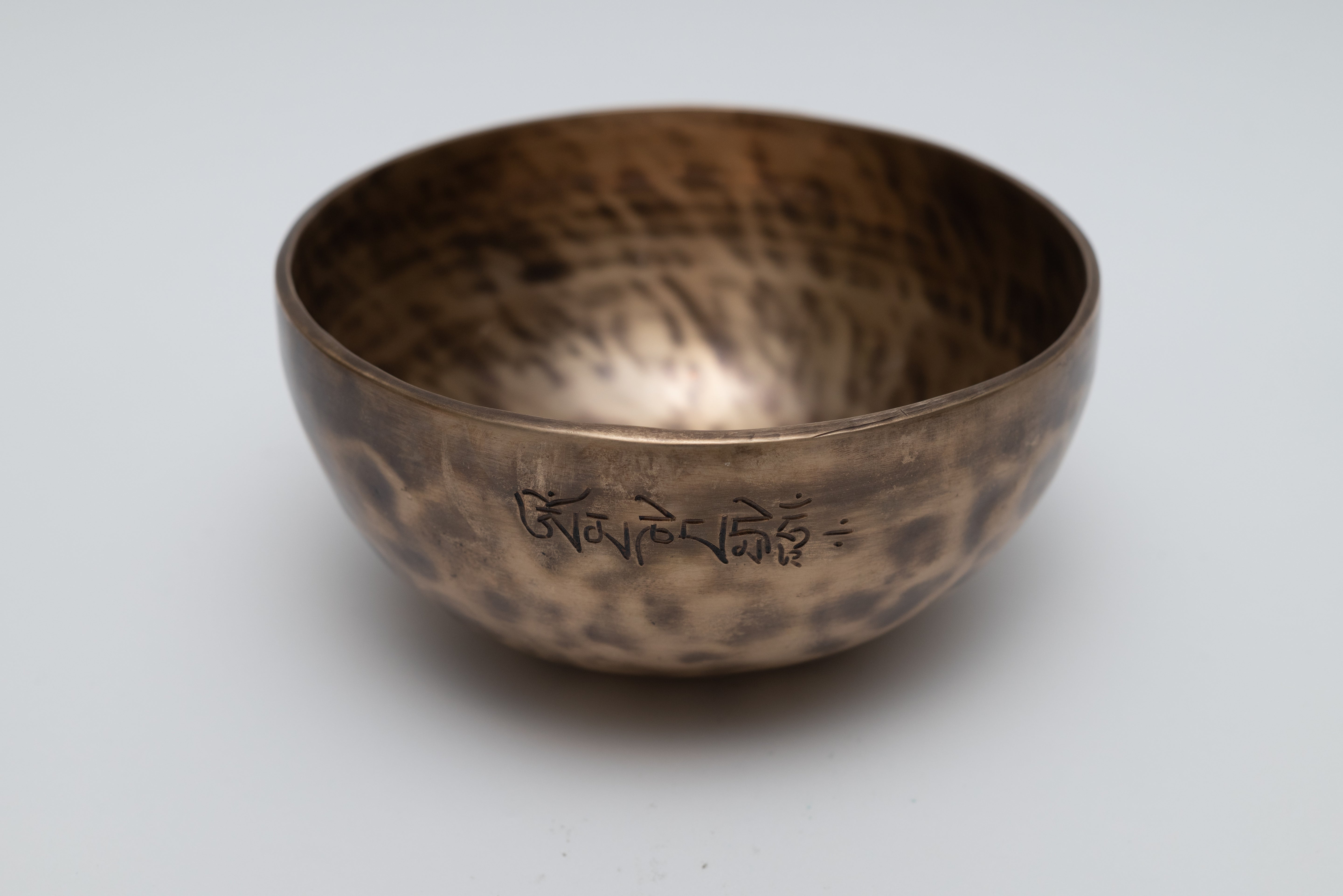 Singing Bowl - Full moon Hammered image 1