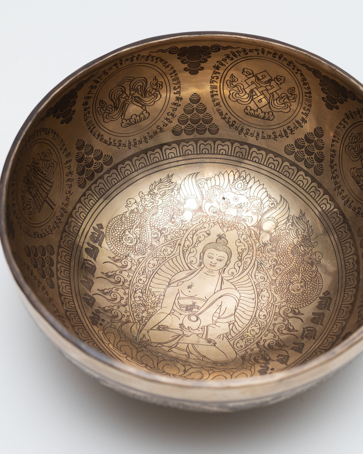 Singing Bowl - Engraved Buddha image 0