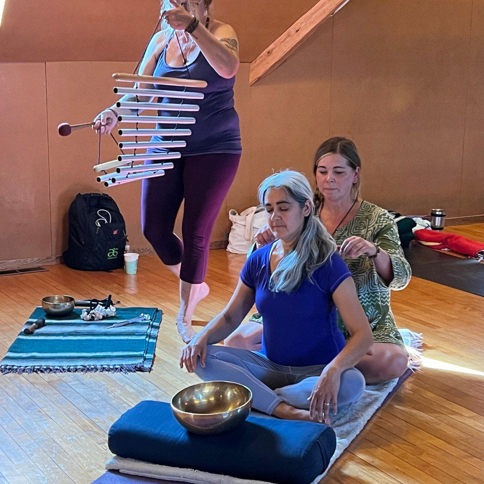 Deep listening in the rochester NY, featuring of Svaram instruments from Auroville