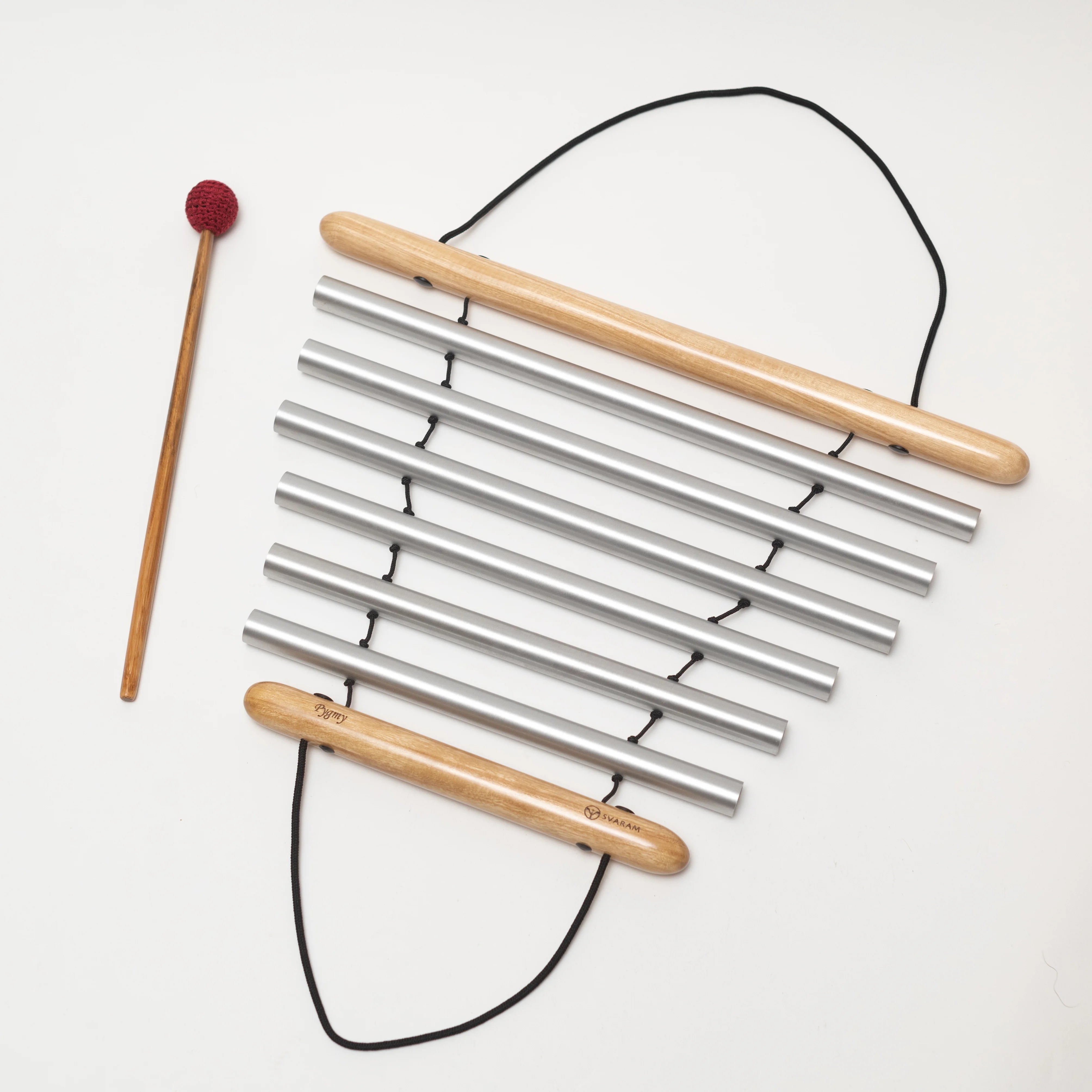 F Pygmy Swinging Chime with 6 and 9 bar tuning for deep listening and resonant movement