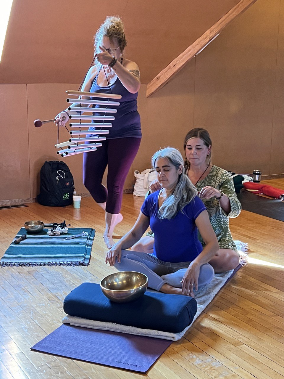 Deep listening in the rochester NY, featuring of Svaram instruments from Auroville 