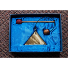 Svaram Sonic Pyramid small chime handcrafted in Auroville India for meditation and sound healing